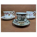 Tea Cups and Saucers Royal Albert Mountain Avens,