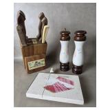 Vintage International Heartland Wood Knife Block