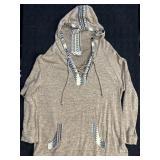 LADIES PULL OVER HOODIE BY SKONHET 3 XL