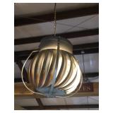 Vintage Galvanized Roof Vent Swag Lamp