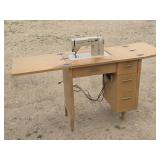 Vintage Mid Century Elna Sewing Machine