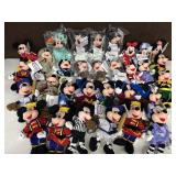 DISNEY MICKEY & MINNIE MOUSE BEANIE BABIES OVER