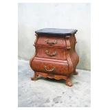 Modern Bombay Styled Three Drawer Night Stand