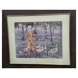 Goose Girl Art Print William John Leech