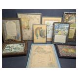 Art Deco Framed Mother Poems +