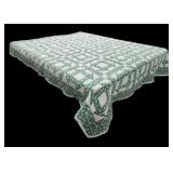 Vtg Kaleidoscope Variation Quilt Hand Quilted