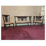 Antique Mahogany Parlor Suite ca 1850
