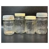 4 Jumbo Peanut Butter Jars w/ Elephant , 2 -
