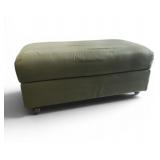 Vtg Green Storage Ottoman