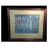 Frederick Carl Frieseke - Hollyhocks - Art Print