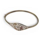 14k Gold Bracelet Yellow & Rose Gold 2.2g