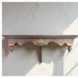 Vintage Wall Mount Wood Shelf