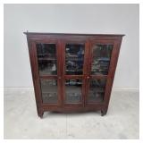 Older Stickley Still Cabinet, Has Wallpaper