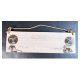 Zora Neale Hurston Wall Plaque