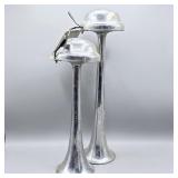 CLASSIC TRUMPET AIR HORNS CAR, BOAT OR ANY