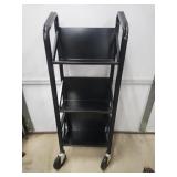 Rolling Book Shelf Cart