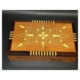Wood Inlaid Box / Jewelry / Trinket