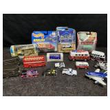DIE-CAST TOY CARS W/ SOME PLASTIC INCLUDING VW