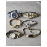 Collection of Wristwatches , Citizen , Elgin ,