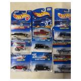 9 NOS Hot Wheels Die Cast Cars