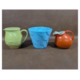 Vintage Alamo Pottery Scalloped Planter, And