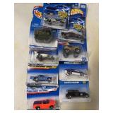 9 NOS Hot Wheels Die Cast Cars 3.25ï¿½ï¿½