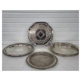 Towle Silverplate Serving Tray & International