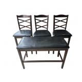 Pub Stools & Pub Bench for Pub Table Tall Counters