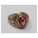 10k Gold 1958 Mena High School Ring 5.4g