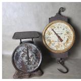 Vintage Chatillon hanging Milk Scale & Perfection