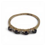 10k Gold & Sapphire Ring