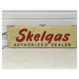 Skelly Gasoline / Skelgas Dealer Sign , Electric