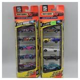 2 NOS-   1996 5PK MATCHBOX CARS SLEEK RIDERS &