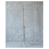 Antique Lightning Rod w/ Purple Tinted Glass Ball