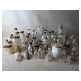 Lot of Old Glass Bottles Vials ++