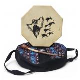 Artbeats Native American Cowhide Leather Drum