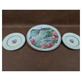 Vintage Rorstrand Dessert Plates, Dora Pattern? &