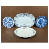 Vintage Platters+, W.E.P. China, Alfred Meakin,