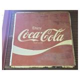 Vintage Coca-Cola Coke Metal Sign / Cover