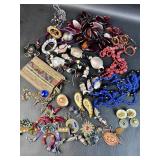 Lot of Costume Jewelry for Repurpose/ or Wear