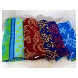 4 Beach Towels 100% Egyptian Cotton Loops