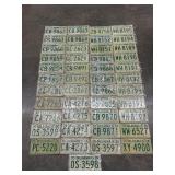45 NOS OKLAHOMA LICENSE PLATES 1970 OKLAHOMA IS