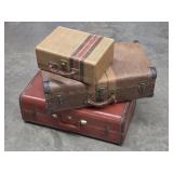 Stack Of Vintage Suitcases