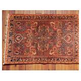 Antique Classic Persian Floral Rug (with