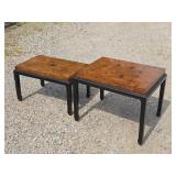 Pair of Vintage Chinoisserie End Tables Drexel?