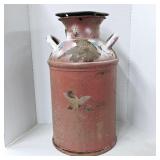 OLD COUNTRY METAL MILK CAN 25" TALL