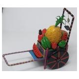 Vtg Central American Ptoduce Cart Miniature