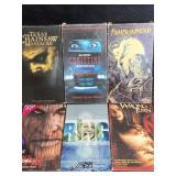 6 VINTAGE VHS HORROR MOVIES PUMPKIN HEAD,