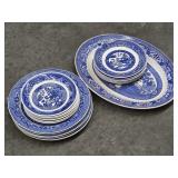 Homer Laughlin & Holland Blue Willow , Oval