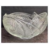 L.E. SMITH AZTEC PATTERN PUNCH BOWL